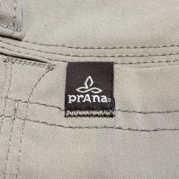 Prana Zion Hiking Pants Mens 38x30 Stretch Belted Vent Roll Up Snap Leg Cargo - Picture 6 of 11